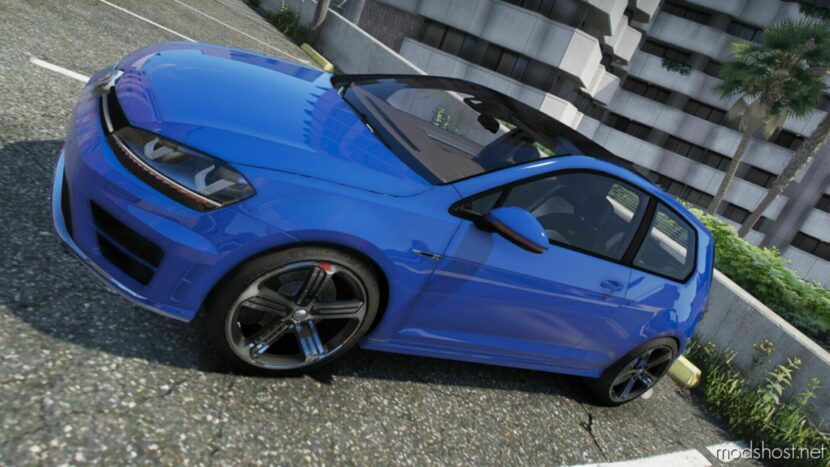 GTA 5 Volkswagen Vehicle Mod: Golf 7R (Featured)