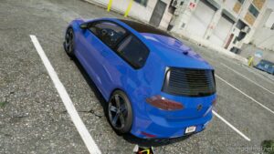 GTA 5 Volkswagen Vehicle Mod: Golf 7R (Image #3)