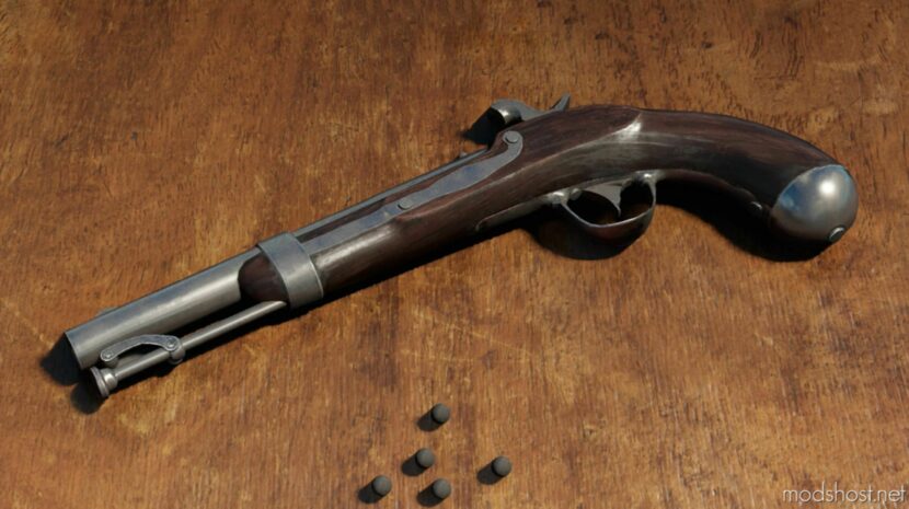 RDR2 Weapon Mod: 1836 Flintlock Pistol (Featured)