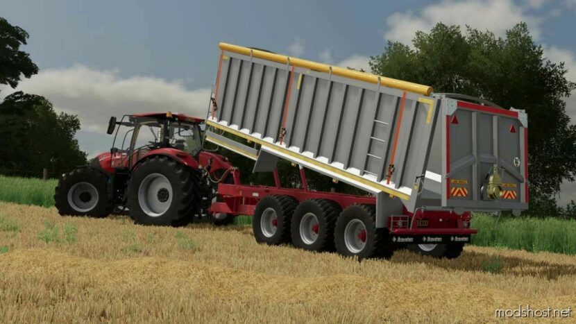 FS22 Mod: Aluminum 3 Axle Trailer (Featured)