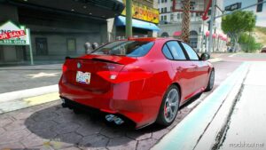 GTA 5 Alfa Romeo Vehicle Mod: 2017 Alfa Romeo Giulia Quadrifoglio Add-On | Template | Tuning V1.1 (Image #3)