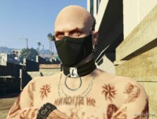 GTA 5 Player Mod: Leather Choker Goth For MP Male And Female (Image #3)