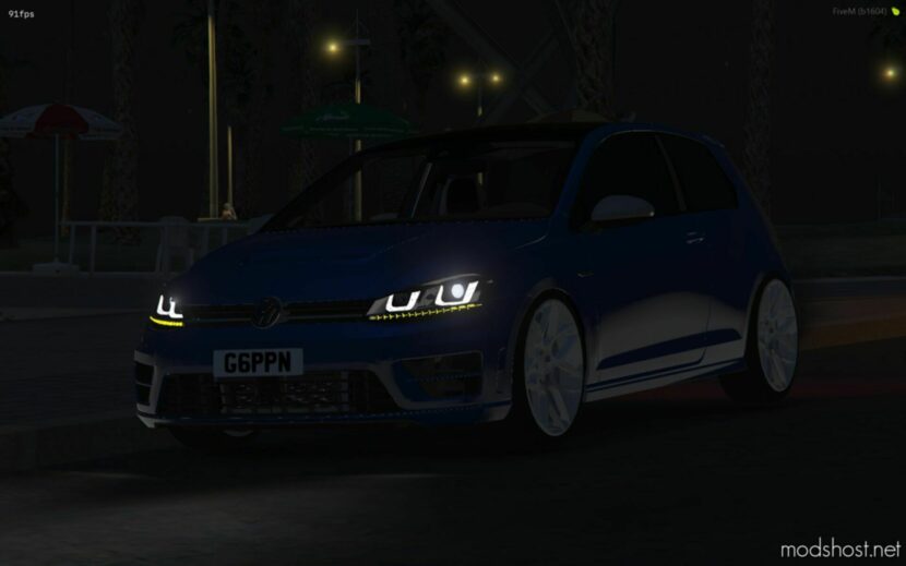 GTA 5 Volkswagen Vehicle Mod: 2014 Volkswagen Golf R MK7 (Featured)