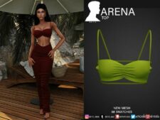 Sims 4 Female Clothes Mod: Arena SET (Featured)