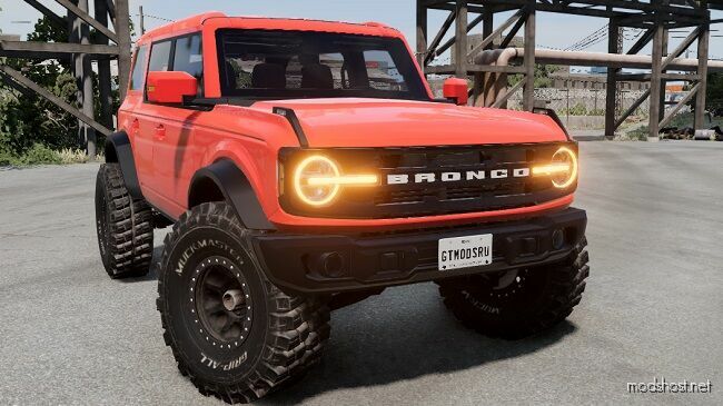 BeamNG Ford Car Mod: 2023 Ford Bronco WildTrak V1.1 0.28 (Featured)