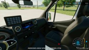 FS22 Mercedes-Benz Vehicle Mod: Mercedes Benz Sprinter Strobel Ambulance V1.0.0.1 (Image #11)