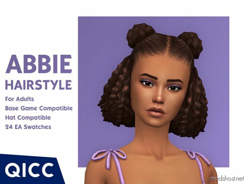 Sims 4 Female Mod: Abbie Hair Patreon (Featured)