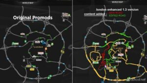 ETS2 Map Mod: London Enhanced V1.3.1 (Re-Cache Issue Solved) (Image #2)