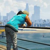 GTA 5 Player Mod: OFF White Leather Varsity Jackets For MP Male (Image #3)