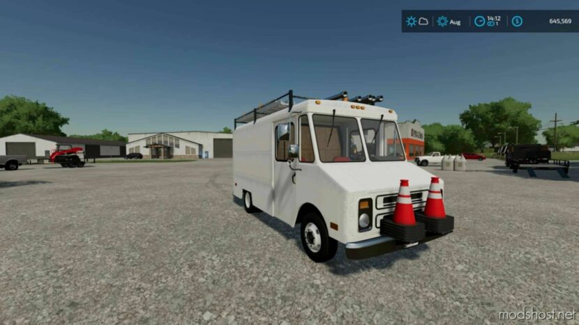 FS22 Chevrolet Car Mod: 1968 Chevrolet P30 Step VAN Fixed (Featured)