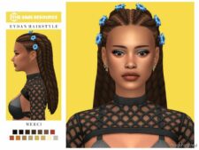 Sims 4 Female Mod: Eydan Hairstyle (Featured)