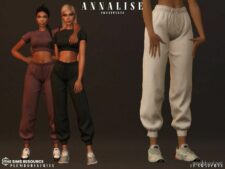 Sims 4 Teen Clothes Mod: Annalise SET (Featured)