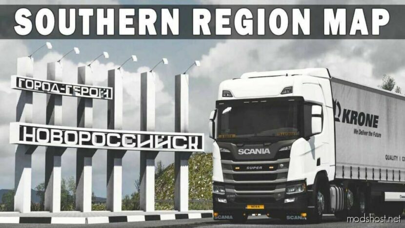 ETS2 Mod: Southern Region Map V12.2 (Featured)