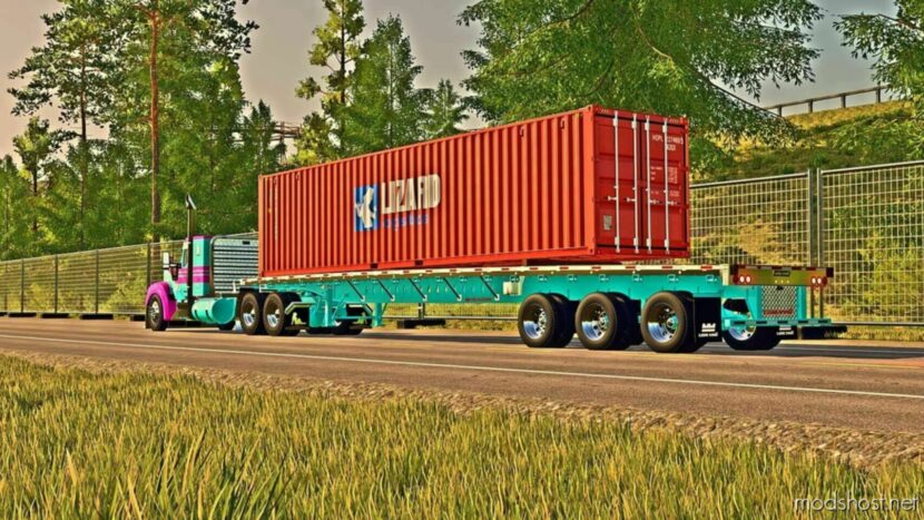 FS22 Trailer Mod: Lodeking 53′ Flatbed (Featured)