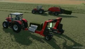 FS22 Kuhn Baler Mod: SW4014 Hesston Wrapper (Featured)