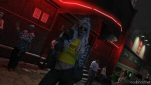 GTA 5 Player Mod: Andrea TOP For MP Female (Image #4)