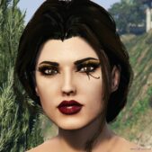 GTA 5 Player Mod: Cleopatra Eyeshadow SET For MP Female/Male (Image #2)