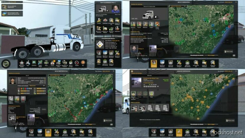 ETS2 Save Mod: Profile Map Eldorado PRO By Elvis Felix NO Mods By Rodonitcho Mods 1.48 (Featured)