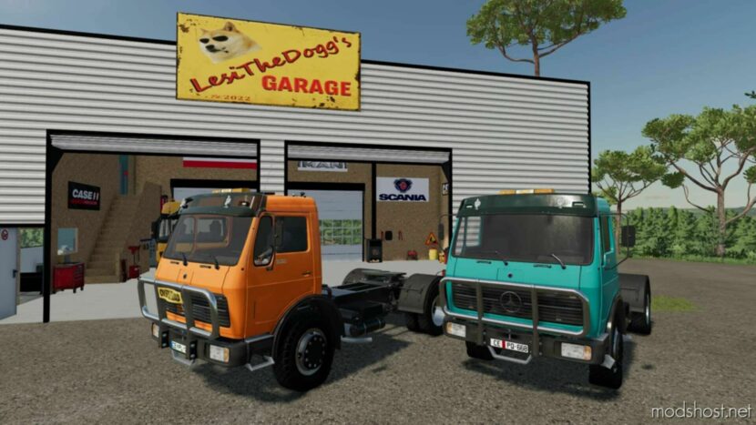 FS22 Mercedes-Benz Truck Mod: Mercedes Benz NG 16.32 4×4 (Featured)