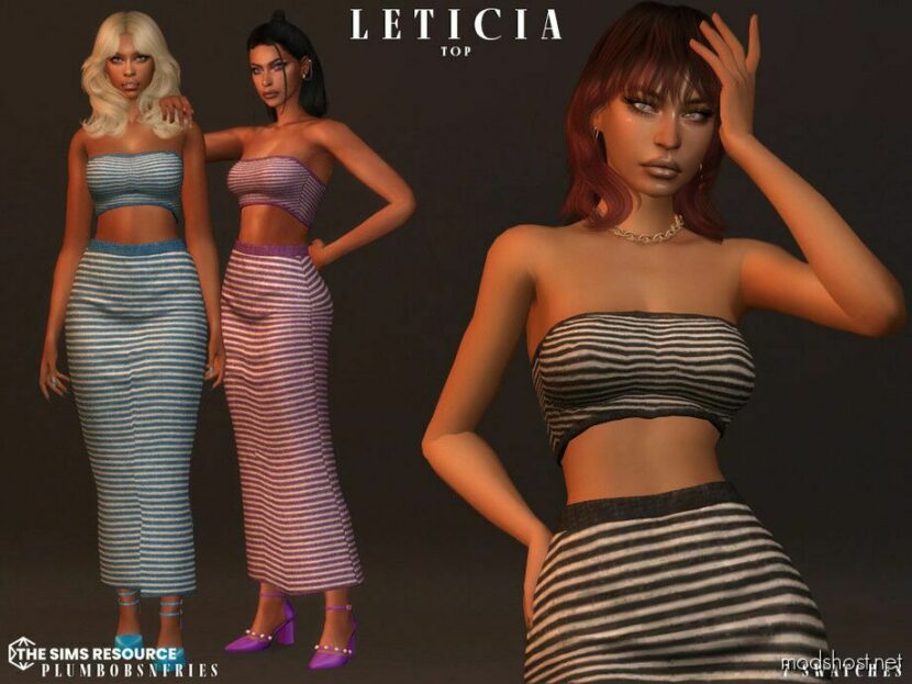 Sims 4 Everyday Clothes Mod: Leticia SET (Featured)