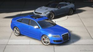 GTA 5 Audi Vehicle Mod: RS6 Sedan 2008 Add-On / Tuning / Fivem / Replace V1.1 (Image #2)