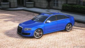 GTA 5 Audi Vehicle Mod: RS6 Sedan 2008 Add-On / Tuning / Fivem / Replace V1.1 (Image #4)