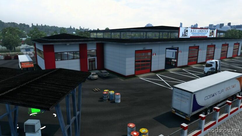 ETS2 Mod: Skin BIG Garage ASV Logistica (Featured)