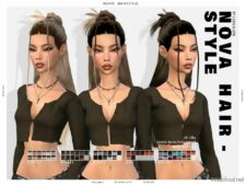 Sims 4 Female Mod: Nova Hairstyle (Featured)