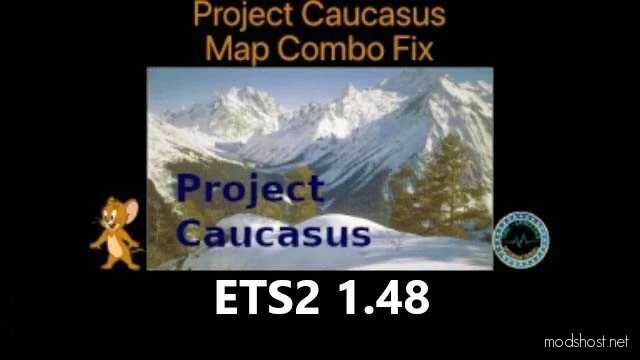 ETS2 Mod: Project Caucasus Map Combo FIX 1.48 (Featured)