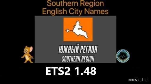 ETS2 Mod: Srmap English City Names (Featured)