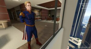 GTA 5 Player Mod: Homelander Deluxe Addon PED (Image #2)