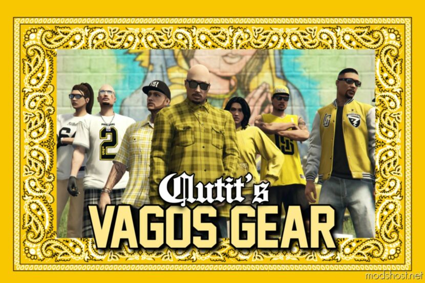 GTA 5 Player Mod: Vagos Gear For MP Male (Featured)