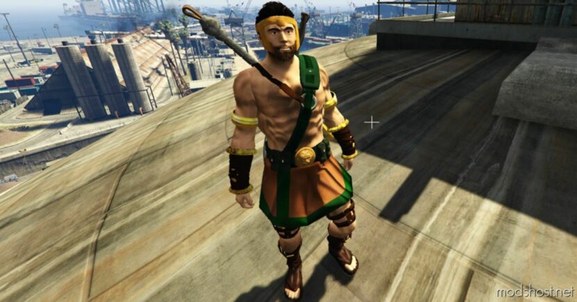 GTA 5 Player Mod: Hercules Deluxe Addon PED (Featured)