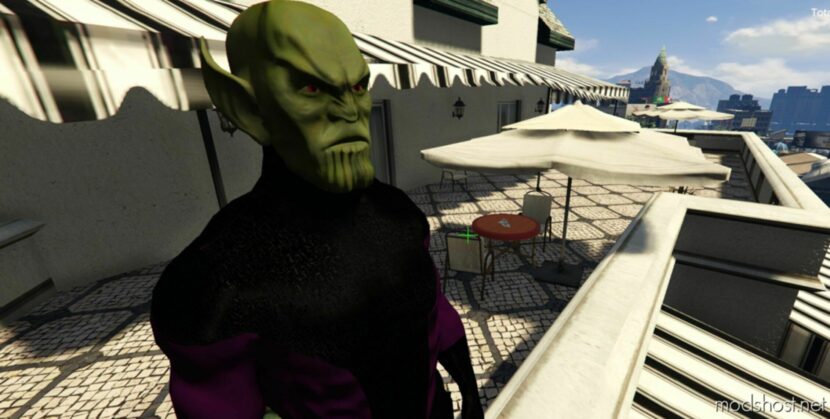 GTA 5 Player Mod: Super Skrull Deluxe V2.0 Addon PED (Featured)