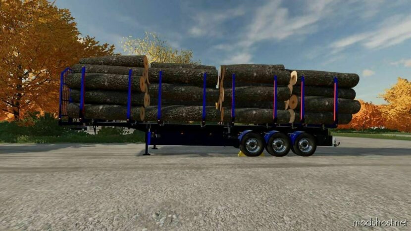 FS22 Fliegl Trailer Mod: Timber Runner Autoload (Featured)