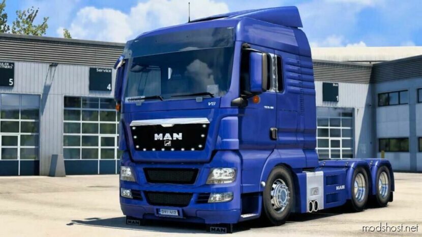 ETS2 MAN Truck Mod: TGX 2010 V5.8.3 1.48 (Featured)