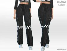 Sims 4 Elder Clothes Mod: Eliana Pants (Featured)