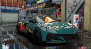 GTA 5 Corvette Vehicle Mod: 2022 Corvette C8 Liberty Walk (Featured)