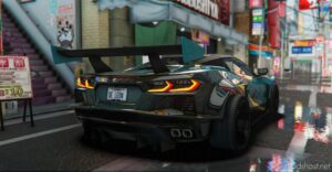 GTA 5 Corvette Vehicle Mod: 2022 Corvette C8 Liberty Walk (Image #2)