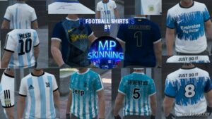 GTA 5 Player Mod: Football Shirt (Retexture) (Image #2)