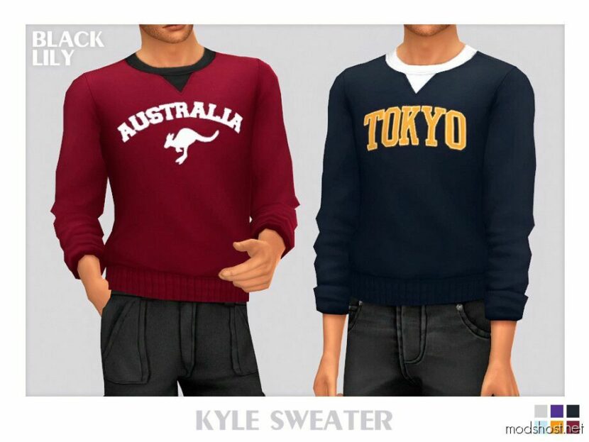 Sims 4 Everyday Clothes Mod: Kyle Sweater (Featured)