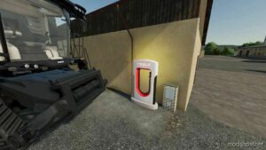 FS22 Tesla Placeable Mod: Super Fast Charging Station (Image #2)