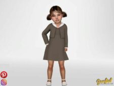 Sims 4 Kid Clothes Mod: Aksell – Formal Suit (Featured)