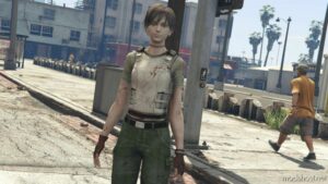 GTA 5 Player Mod: Rebecca Chambers Add-On PED | Dead By Daylight | Resident Evil (Image #5)