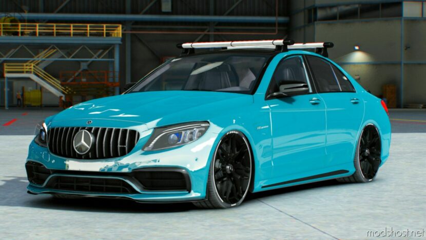 GTA 5 Vehicle Mod: Mercedes AMG C63S Custom V8 Biturbo V2.0 (Featured)