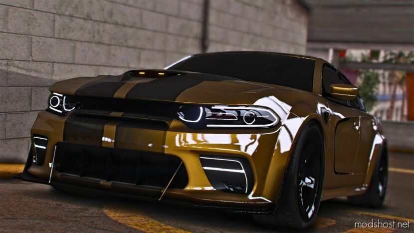 GTA 5 Dodge Vehicle Mod: Charger SRT Ghoul (Featured)