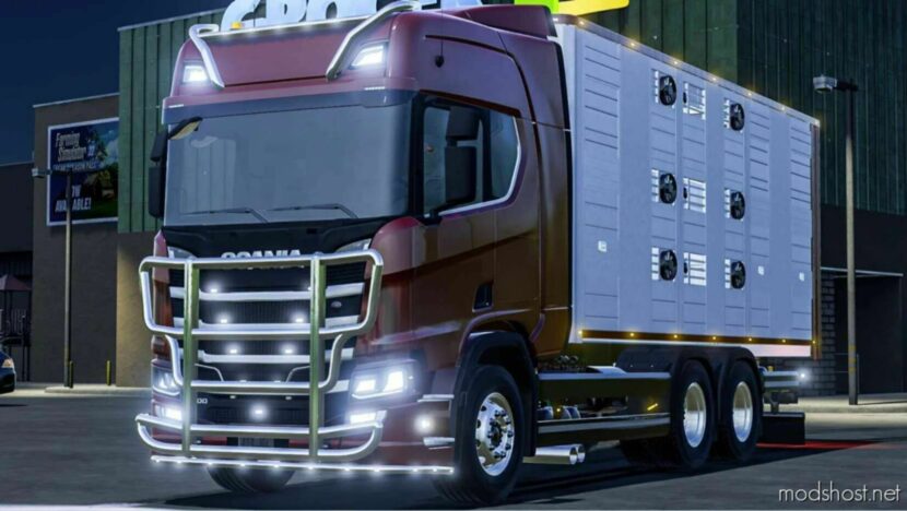 FS22 Scania Truck Mod: R Tiertransporter V1.2 (Featured)