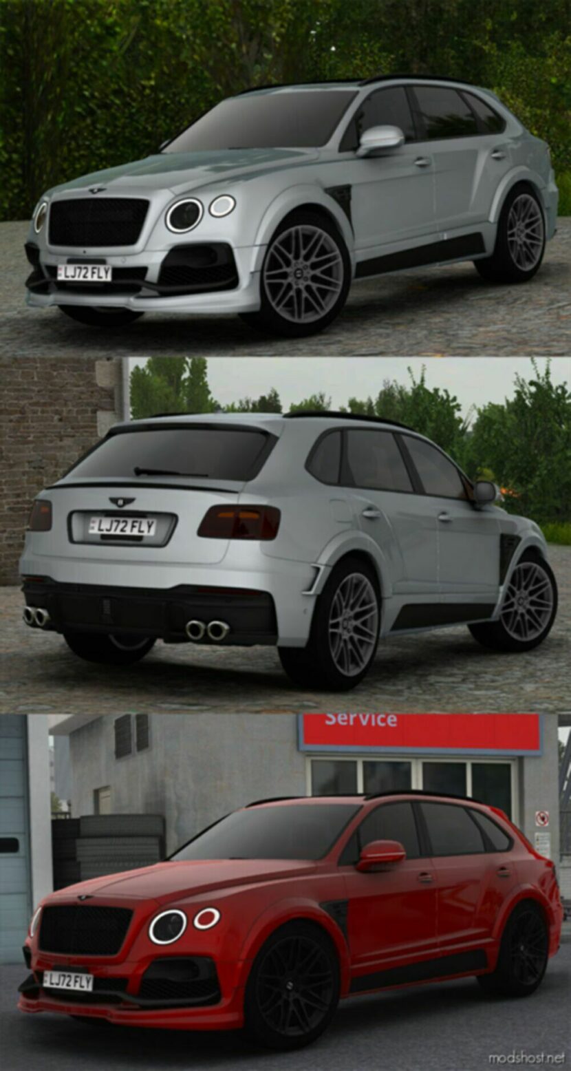 ETS2 Car Mod: Bentley Bentayga Startech 2017 1.48 (Featured)