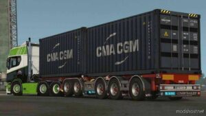 ETS2 Mod: D-Tec Container Trailer 1.48 (Image #2)