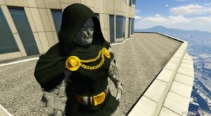 GTA 5 Player Mod: Doctor Doom Deluxe Addon PED (Image #4)